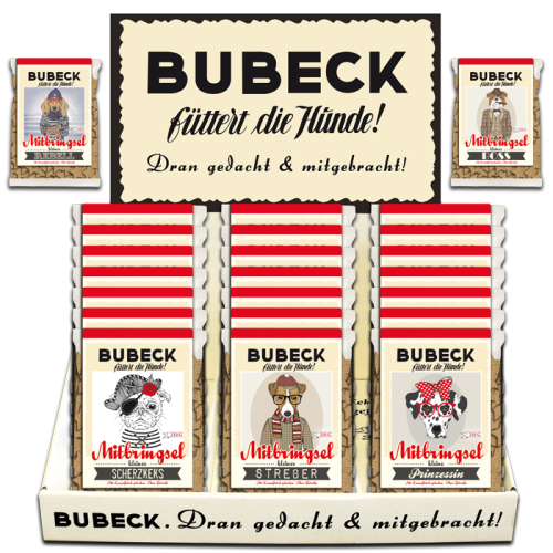 Bubeck Ciasteczka dla psa Hipster display