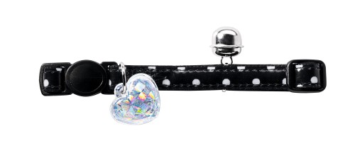 Hunter obroża dla kota Glossy Dots czarna