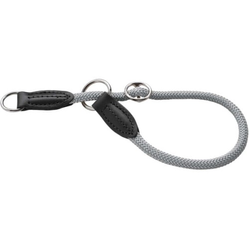 Hunter Obroża dla psa półzaciskowa Eiby Freestyle szara