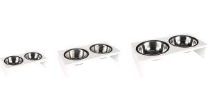 Flamingo Miska dla psa Kobushi biała