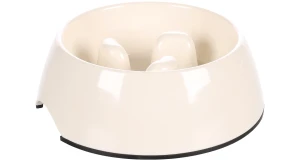 Flamingo Miska spowalniająca jedzenie biała