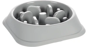 Flamingo Miska spowalniająca jedzenie szara Bobo