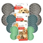 Flamingo Lick Pad Yummee - mata antystresowa dla psa i kota do lizania, z przyssawkami 