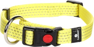 Flamingo obroża dla psa żółta