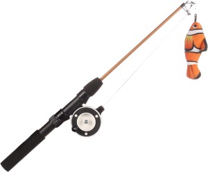 Flamingo Zabawka dla kota wędka z rybą