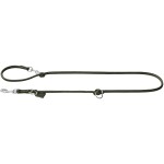 Hunter Smycz skórzana dla psa Munchen Round & Soft oliwkowa