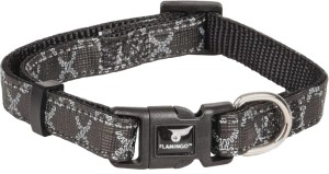 Flamingo Obroża dla psa Odin czarna