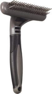 Flamingo Zgrzebło dwurzędowe dla psa długie ząbki