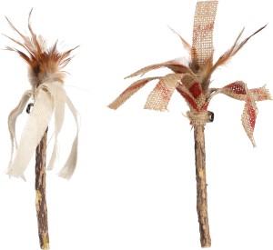 Flamingo Zabawka dla kota patyk z matatabi