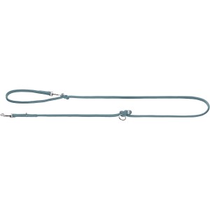 Hunter Smycz skórzana dla psa Soho Round Mini 6/200 jasnoniebieska