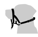 Flamingo Kantar dla psa Easy Leader czarny