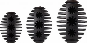 Flamingo Zabawka dla psa gumowa piłka rugby Gladiator