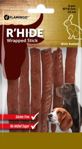 Flamingo Przysmaki dla psa Rhide stick z królika 12 cm/70 g 