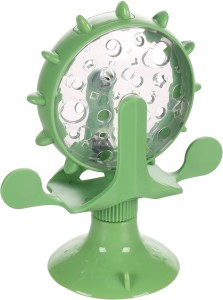 Flamingo Zabawka dla kota na smaczki zielona