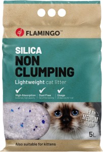 Flamingo Żwirek dla kota Silica Medium