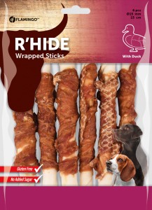 Flamingo Przysmaki dla psa Rhide stick z kaczką 180 g