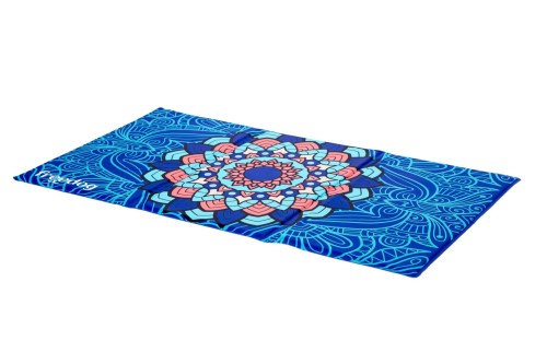 Freedog Mata chłodząca dla psa Eco Coll Bed Mandala niebieska