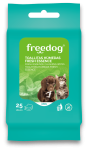 Freedog Chusteczki pielęgnacyjne dla psa i kota Fresh 25 sztuk 