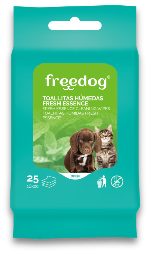 Freedog Chusteczki pielęgnacyjne dla psa i kota Fresh