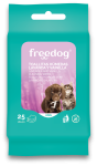 Freedog Chusteczki pielęgnacyjne dla psa i kota lawenda i wanilia 25 sztuk 