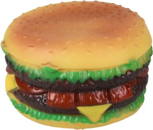 Flamingo Zabawka dla psa piszczący hamburger