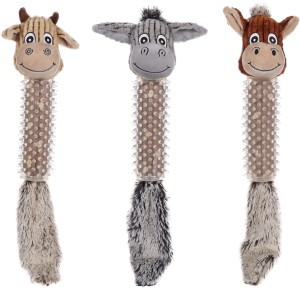 Flamingo Zabawka dla psa Krowa/Osioł/Koń z kolcami