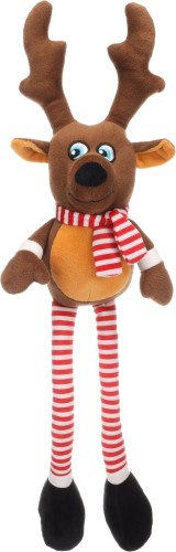 Flamingo Zabawka świąteczna dla psa długi Renifer brązowy