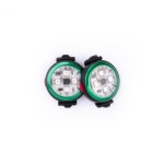 Curli Przypinka Luumi Led Safety zielona