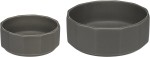 Flamingo Miska ceramiczna dla psa Valerio szara