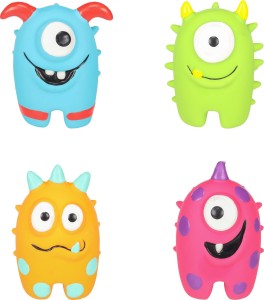 Flamingo Zabawka dla psa lateksowa piłka Bibber Monster