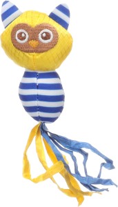 Flamingo Zabawka dla kota z kocimiętką Strellow Sowa żółta