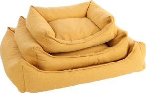 Flamingo Sofa dla psa Baldar żółta