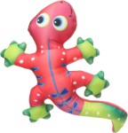 Flamingo Zabawka dla psa piszcząca Jaszczurka różowa