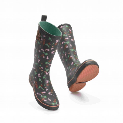 Rouchette Kalosze damskie Khaki Symphony