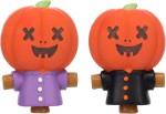 Flamingo Zabawka gumowa Halloween dla psa Strach na wróble Dynia