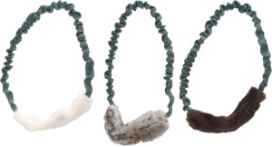 Flamingo Zabawka dla psa Furtra Ring Bungee Rabbit fur