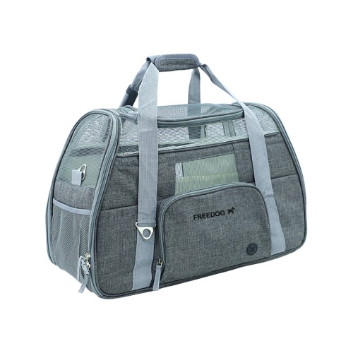 Freedog  Torba transportowa dla psa i kota Crossworld szara