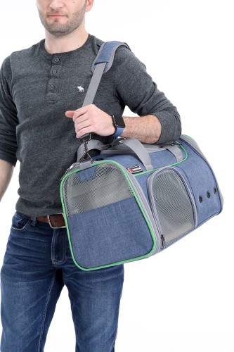 Freedog Torba transportowa dla psa i kota Aspen niebieska