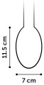 Flamingo Szczotka dla psa Pin brush comfort