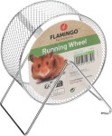 Flamingo Kołowrotek metalowy dla chomika