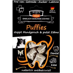  QCHEFS Puffies – chrupiące przysmaki dentystyczne dla psa 65 g