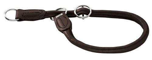 Hunter Round &amp; Soft Elk ciemny brąz ze skóry łosia