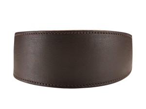 Hunter Obroża Super Soft (dla chartów ) ciemny brąz ze skóry bydlęcej 