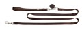 Humter Smycz Combo 6in1 Solid Education ze skóry bydlęcej