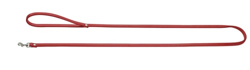 Hunter Smycz Nappa Petit czerwona ze skóry bydlęcej