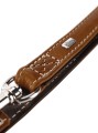 Hunter Smycz przepinana Tara koniak/ciemny brąz ze skóry bydlęcej