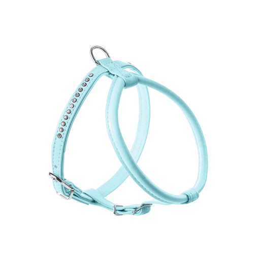 Hunter Szelki Modern Art Round &amp; Soft Petit Luxus jasno niebieskie ze sztucznej skóry