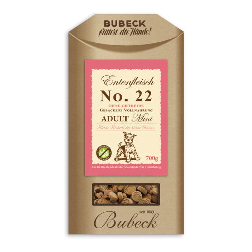 Bubeck Karma dla psów małych ras No 22 Kaczka